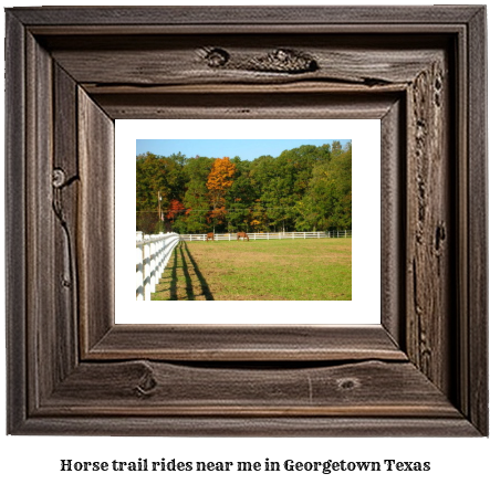 horse trail rides near me in Georgetown, Texas